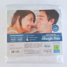 Capa de Colchão Casal de Algodão Allergic Free